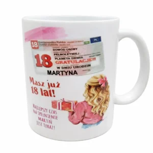 Strona Główna Personalizowany kubek na urodziny z własnym zdjęciem i napisem