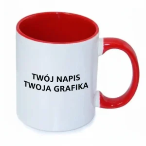 Strona Główna kubek czerwony – twoja grafika/nadruk