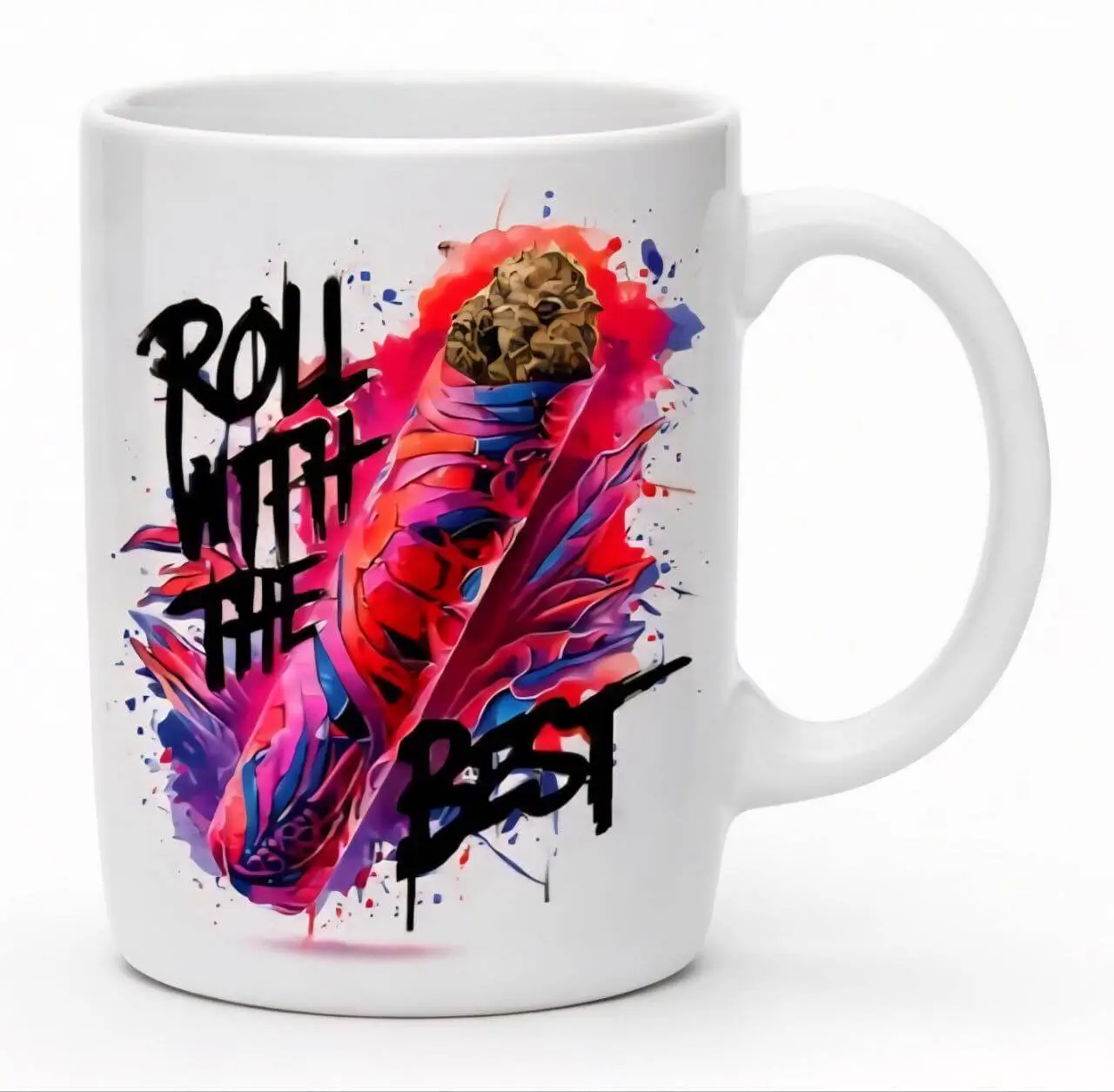 kubek thc z motywem marihuaną zioło kubek thc z motywem marihuaną zioło