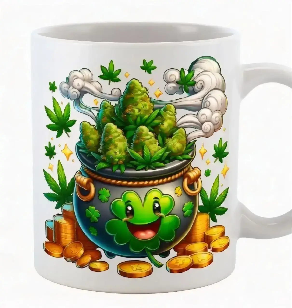 kubek thc z motywem marihuaną zioło kubek thc z motywem marihuaną zioło