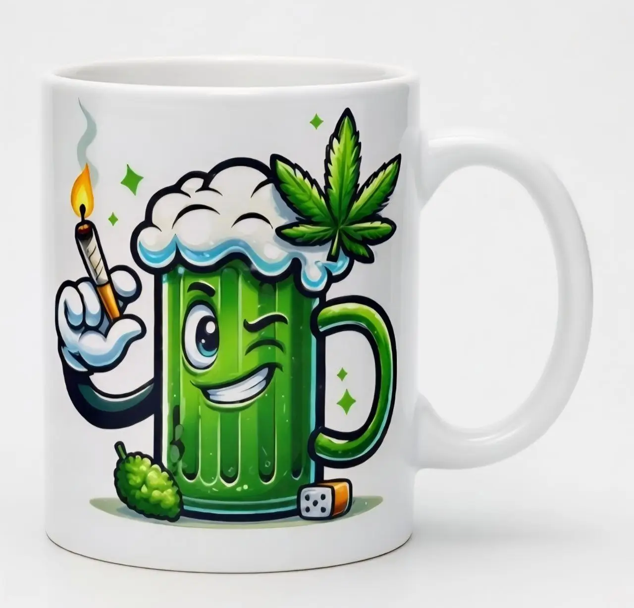 kubek thc z motywem marihuaną zioło kubek thc z motywem marihuaną zioło