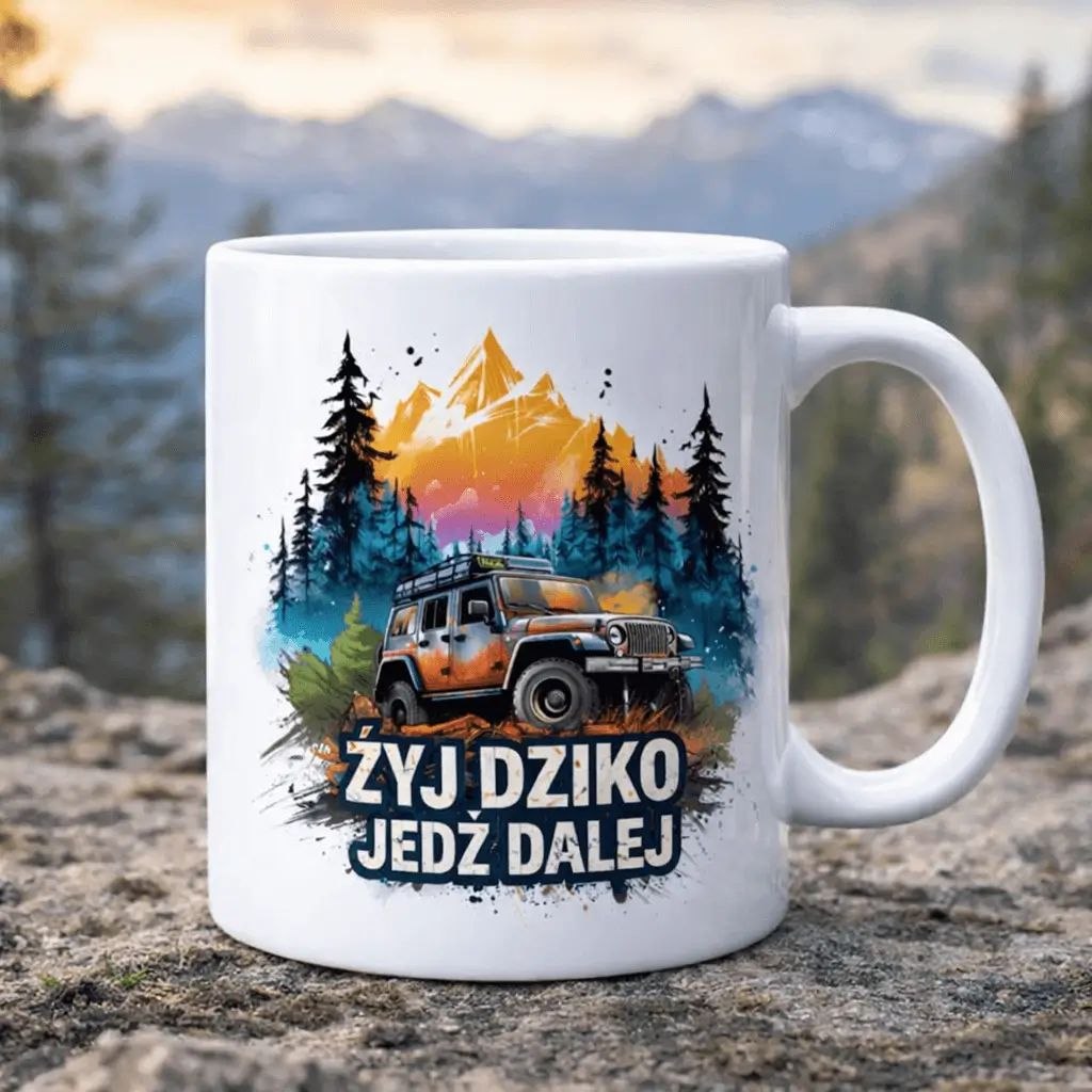 kubek dla miłośnika off road